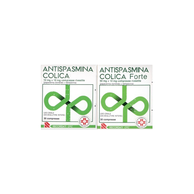 Antispasmina Colica Forte 30 Compresse Rivestite 10 Mg + 50 Mg