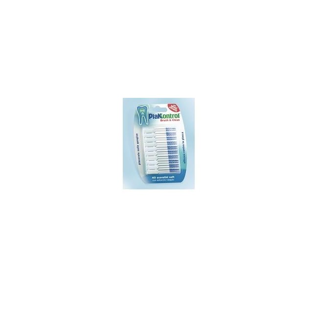 Plakkontrol Brush & Clean Scovolini Spazi Stretti 40 Pezzi