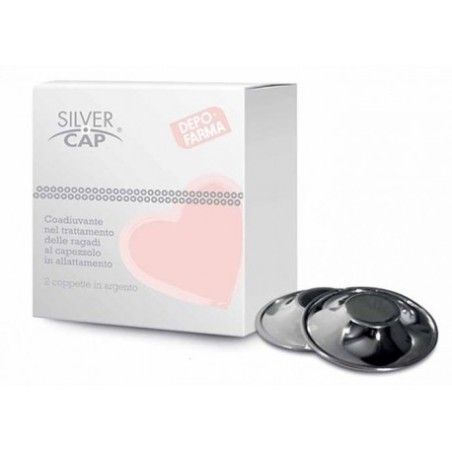 Silver Cap Coppette In Argento Copri Capezzoli Per Allattamento 2 Pezzi