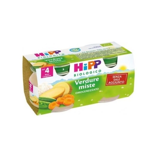 Hipp Bio Hipp Bio Omogeneizzato Verdure Miste 2x80 G Hipp Bio Hipp Bio Omogeneizzato Verdure Miste 2x80 G