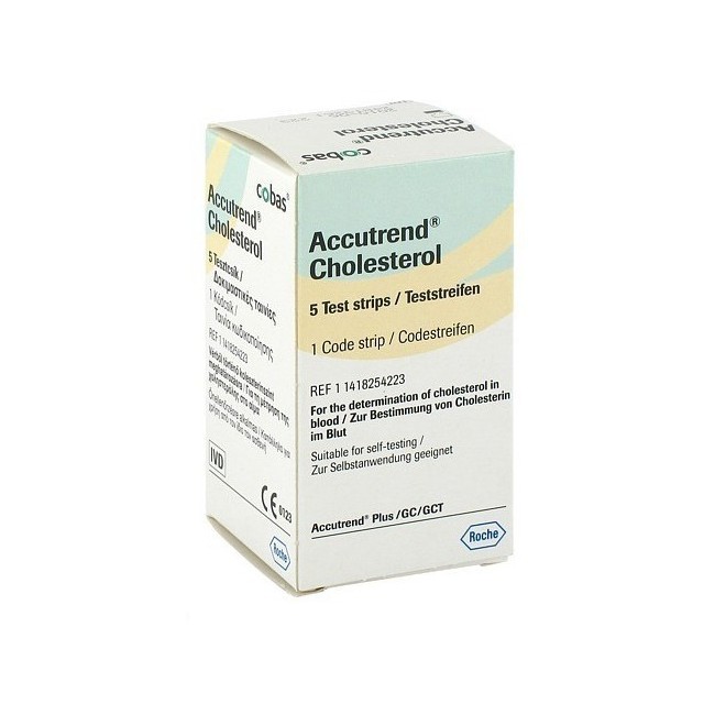 Test Colesterolo Totale Accutrend Cholesterol 5 Pezzi
