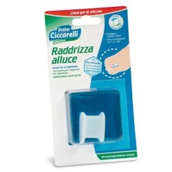Raddrizza Alluce In Gel Di Silicone Bianco Semitrasparente Sagomata Per Proteggere E Riallineare L'alluce Evitando Lo Sfregament