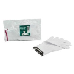 Guanto Di Filo Cotone 100% Bianco Per Allergie Dermatologiche 8 1 Paio