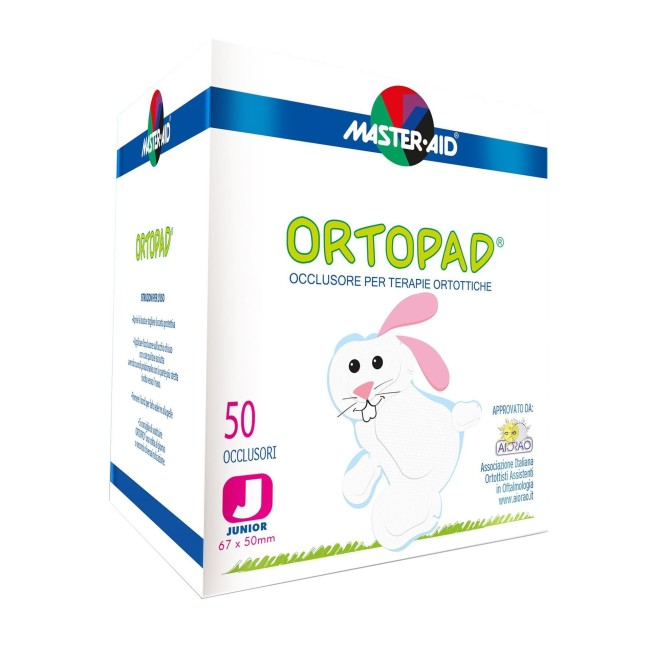 Cerotto Oculare Per Ortottica Ortopad Bianco Junior 50 Pezzi