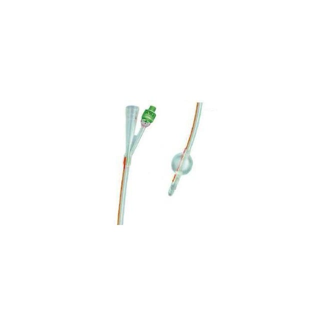 Catetere Foley In Silicone Trasparente A 2 Vie Con Palloncino 5-10ml Diametro Ch18 6,00mm Lunghezza 40cm