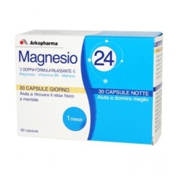 Arkomag Magnesio 24 Giorno¬te 60 Capsule