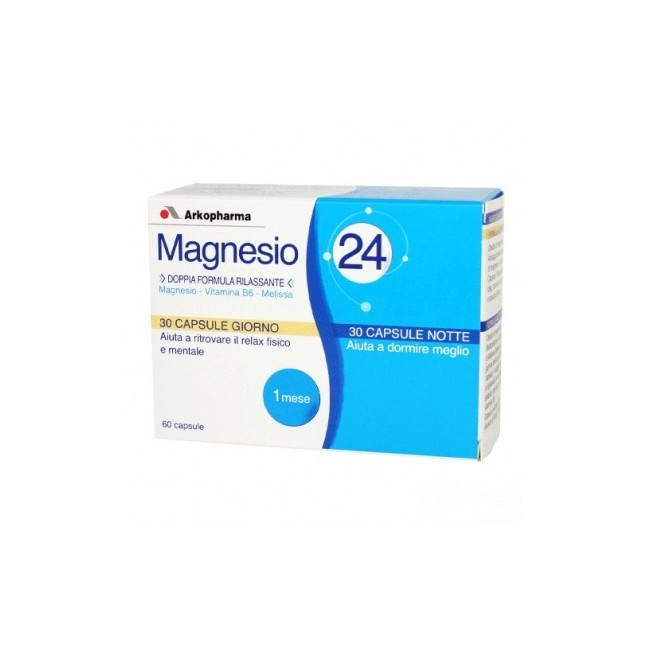 Arkomag Magnesio 24 Giorno&notte 60 Capsule