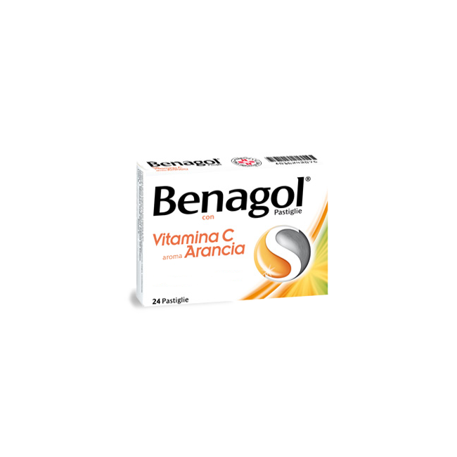 Benagol Vitamina C 24 Pastiglie Arancia