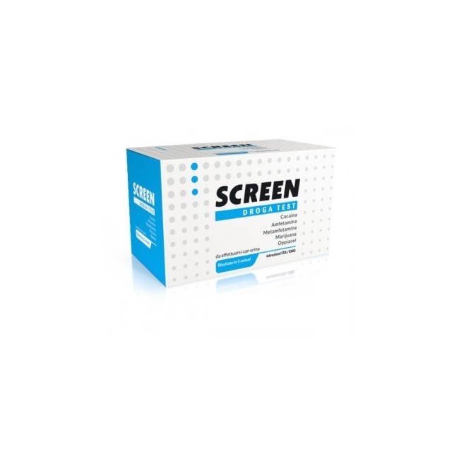 Screen Droga Test 5 Droghe Test Antidroga Con Contenitore Urina