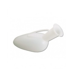 Urinale Uomo In Polietilene Bianco Con Tappo