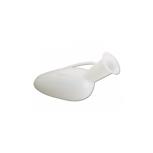 Urinale Uomo In Polietilene Bianco Con Tappo Urinale Uomo In Polietilene Bianco Con Tappo