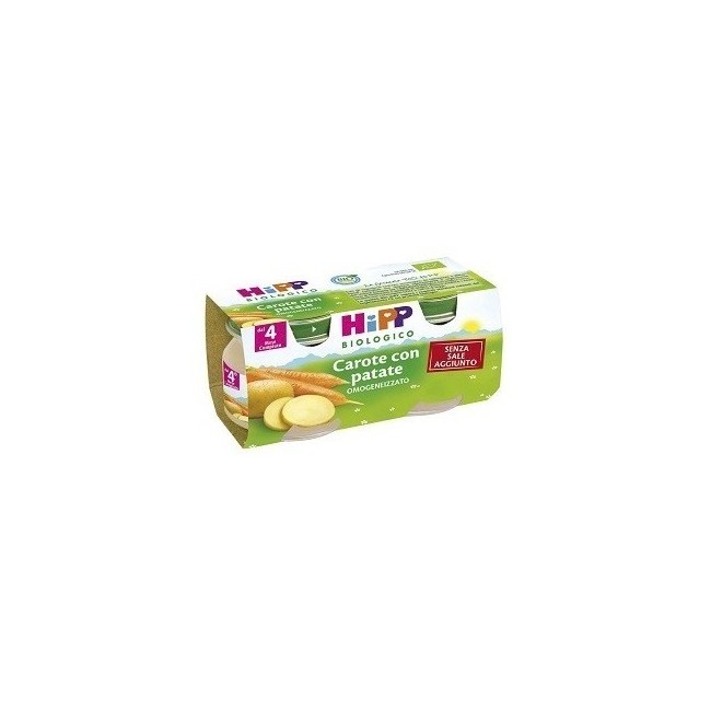 Hipp Bio Hipp Bio Omogeneizzato Carote Con Patate 2x80 G
