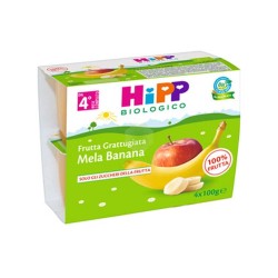 Hipp Bio Frutta Grattuggiata Mela Banana 4x100 G