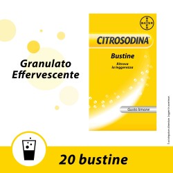 Citrosodina 20 Bustine Granulato Effervescente Citrosodina 20 Bustine Granulato Effervescente