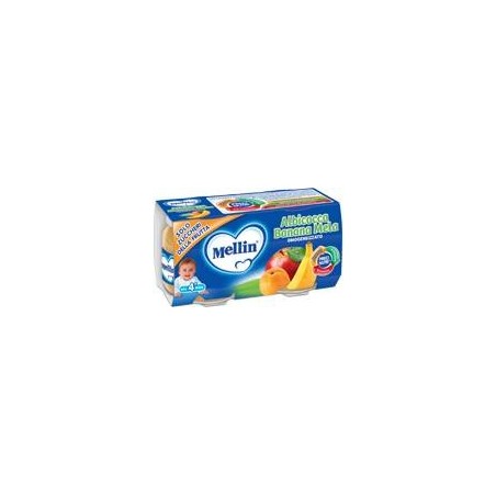 Mellin Omogeneizzato Albicocca Banana Mela 100 G 2 Pezzi
