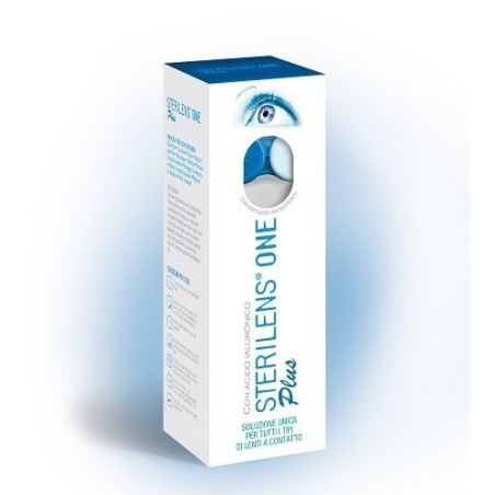 Soluzione Unica Sterilens One Plus Con Acido Ialuronico 380 Ml