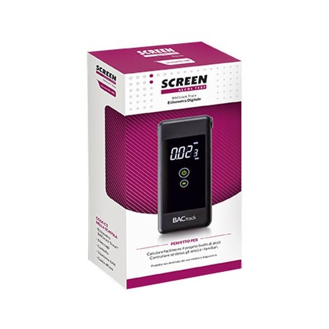 Screen Alcol Test Screen Etilometro Bactrack