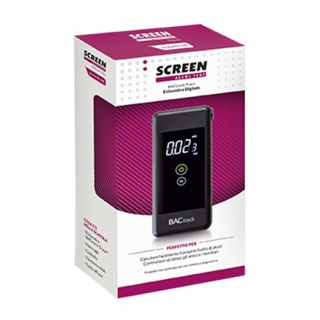Screen Alcol Test Screen Etilometro Bactrack