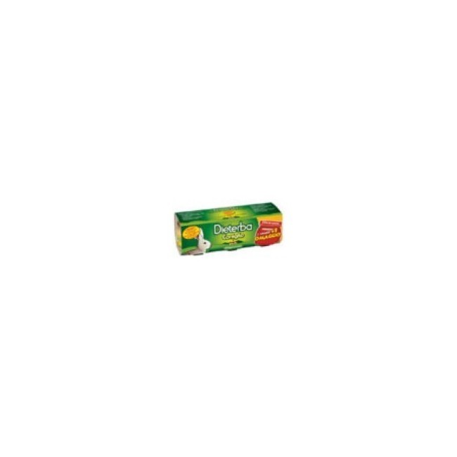 Dieterba Omogeneizzato Coniglio 3 Pezzi 80 G