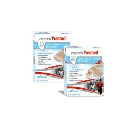 Cerotti Assortiti Medipresteril Resistenti 20 Pezzi