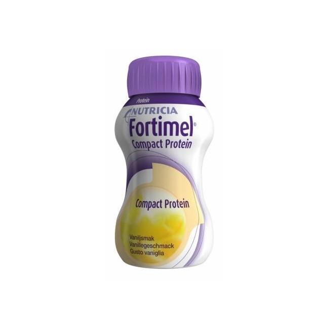 Fortimel Compact Protein Vaniglia 4 Bottiglie Da 125 Ml