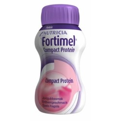 Fortimel Compact Protein Fragola 4 Bottiglie 125 Ml