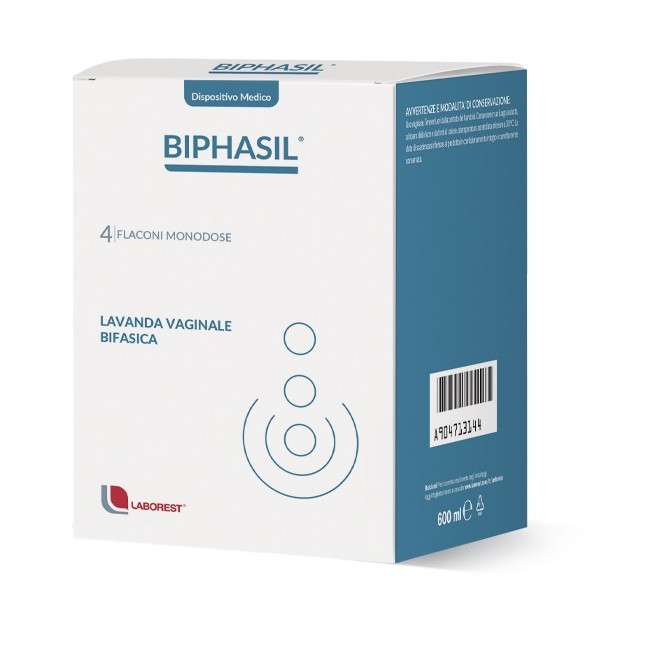 Biphasil Trattamento Vaginale 4 Flaconix150 Ml Biphasil Trattamento Vaginale 4 Flaconix150 Ml