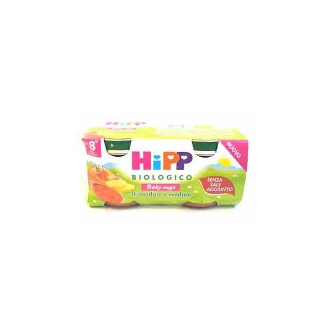 Hipp Bio Hipp Bio Omogeneizzato Sugo Pomodoro Verdure 2x80 G