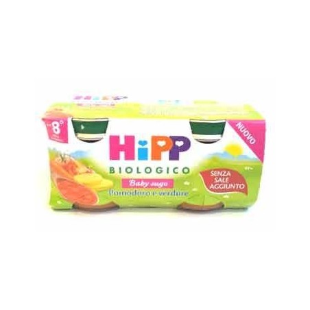 Hipp Bio Hipp Bio Omogeneizzato Sugo Pomodoro Verdure 2x80 G