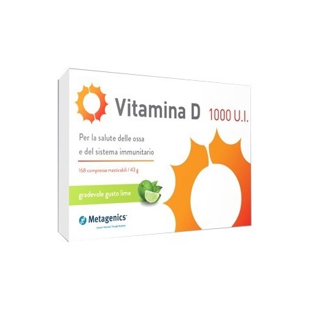 Vitamina D 1000 Ui 168 Compresse Masticabili