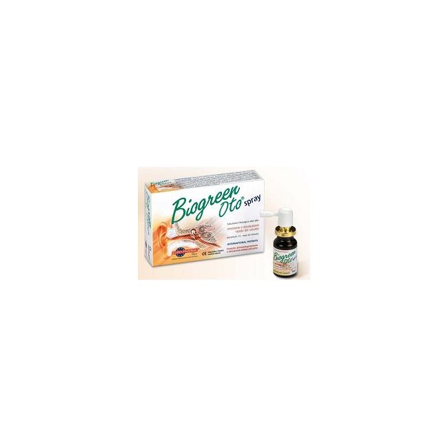Soluzione Otologica Biogreen Auricolari Spray Rimozione E Dissoluzione Cerume 13 Ml