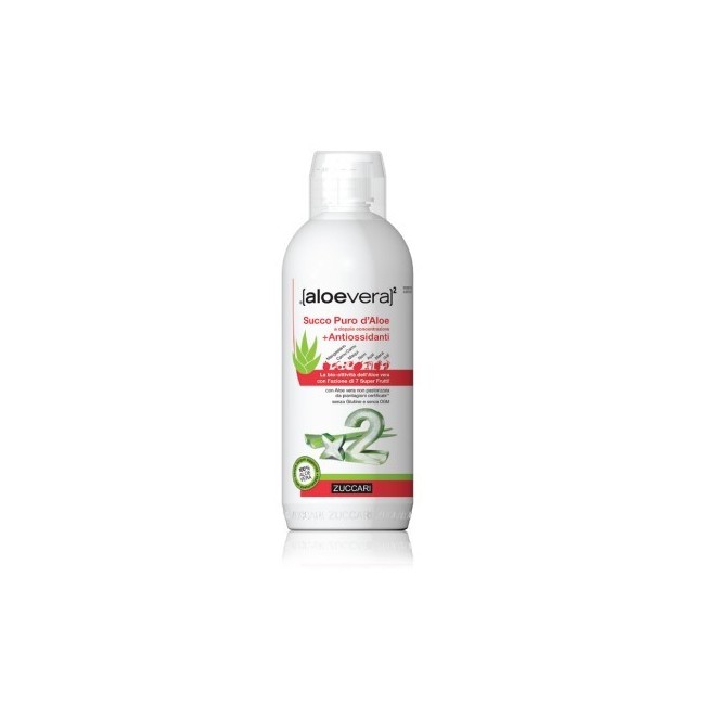 Aloevera2 Succo Puro D'aloe A Doppia Concentrazione + Antiossidanti