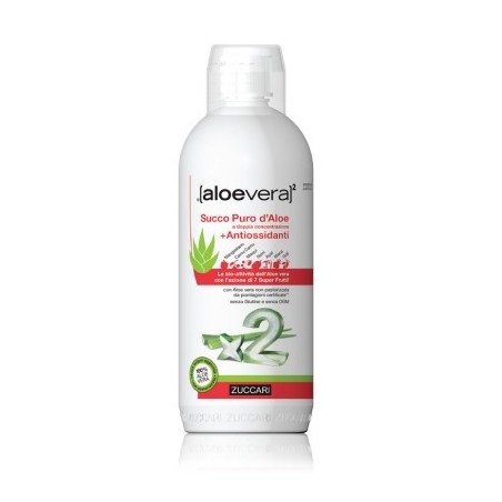 Aloevera2 Succo Puro D'aloe A Doppia Concentrazione + Antiossidanti