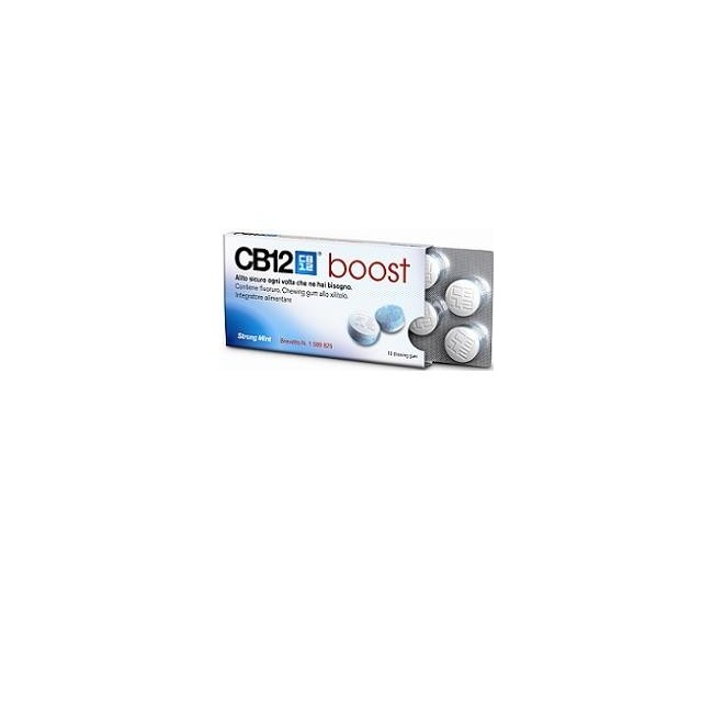 Cb12 Boost 10 Chewing-gum Zinco E Fluoruro New Formulation
