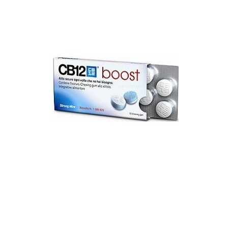 Cb12 Boost 10 Chewing-gum Zinco E Fluoruro New Formulation