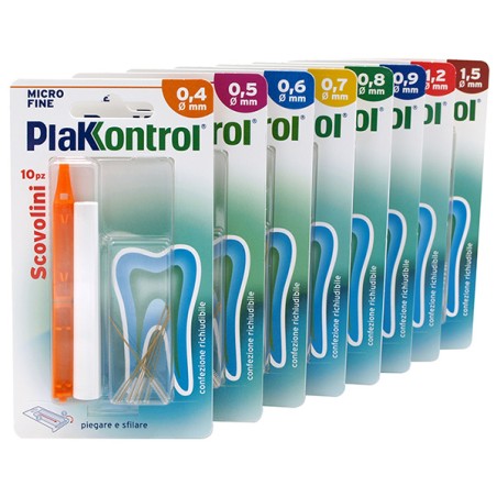 Plakkontrol Minigrip Scovolino 0,6 Mm 10 Pezzi