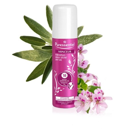 Puressentiel Snellente Olio Secco Anticellulite Ai 18 Oli Essenziali 100 Ml