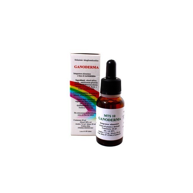 Mts10 Ganoderma Gocce Flaconcino 20 Ml