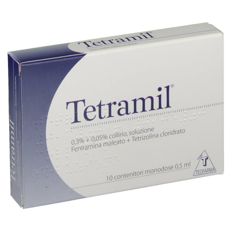 Tetramil 10 Monodose Collirio 0,5 Ml 0,3% + 0,05% Tetramil 10 Monodose Collirio 0,5 Ml 0,3% + 0,05%