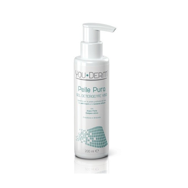 Youderm Pelle Pura Gel Detergente Viso 200 Ml