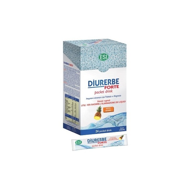 Esi Diurerbe Forte Pocket Drink Ananas 24 X 20 Ml