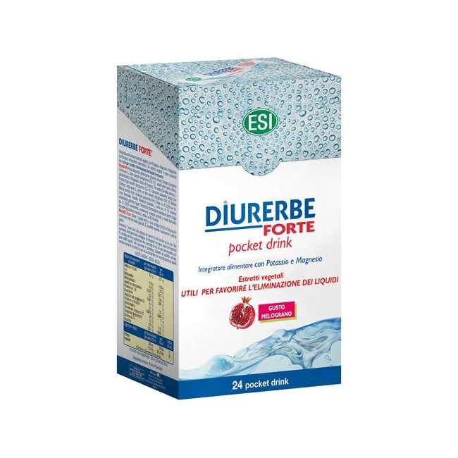 Esi Diurerbe Forte Pocket Drink Melograno 24 X 20 Ml