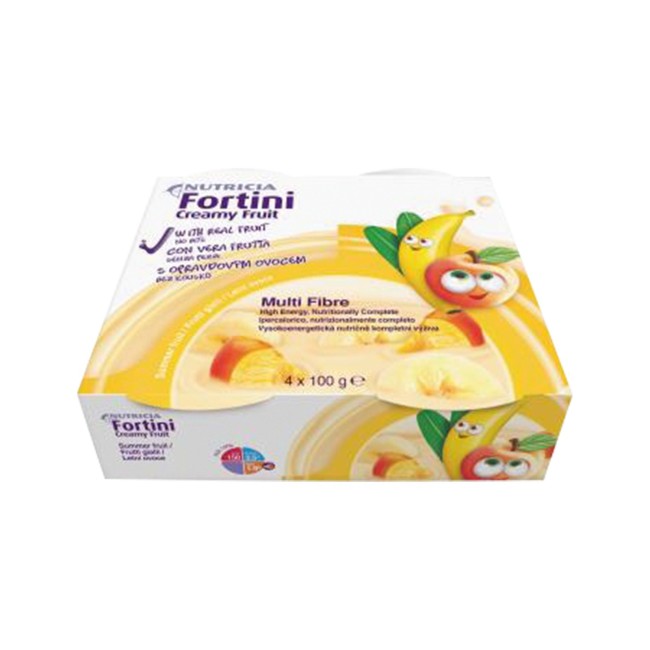 Fortini Creamy Fruit Multi Fibre Frutti Gialli 4x100 G Fortini Creamy Fruit Multi Fibre Frutti Gialli 4x100 G