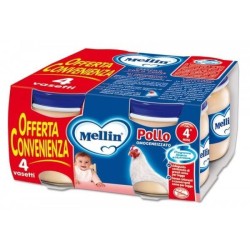 Mellin Omogeneizzato Pollo 4x80 G