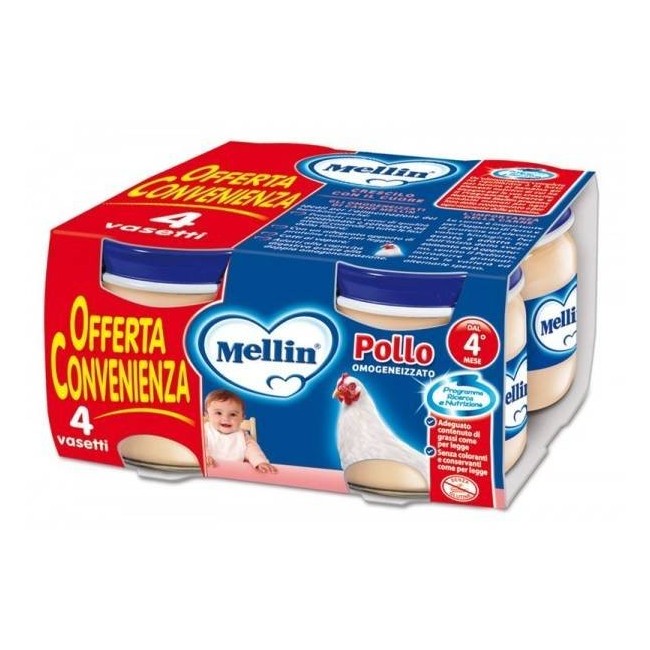 Mellin Omogeneizzato Pollo 4x80 G