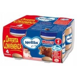 Mellin Omogeneizzato Manzo 4x80 G