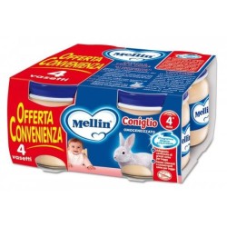 Mellin Omogeneizzato Coniglio 4x80 G