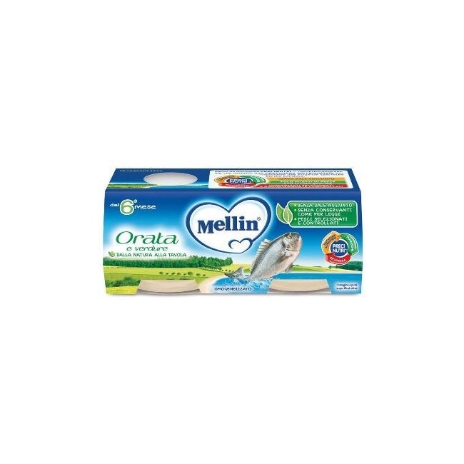 Mellin Omogeneizzato Orata 2x80 G
