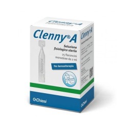 Clenny A Soluzione Fisiologica Sterile Per Aerosolterapia 25 Flaconcini Monodose Da 2 Ml