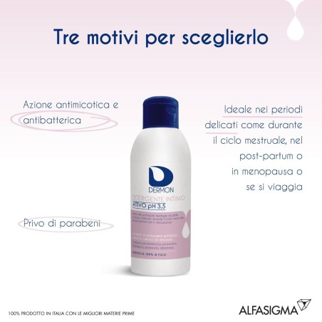 Dermon Intimo Attivo Ph 3,5 250 Ml